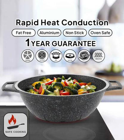 134-Pc Nonstick Pot & Pan Set - Dishwasher Safe